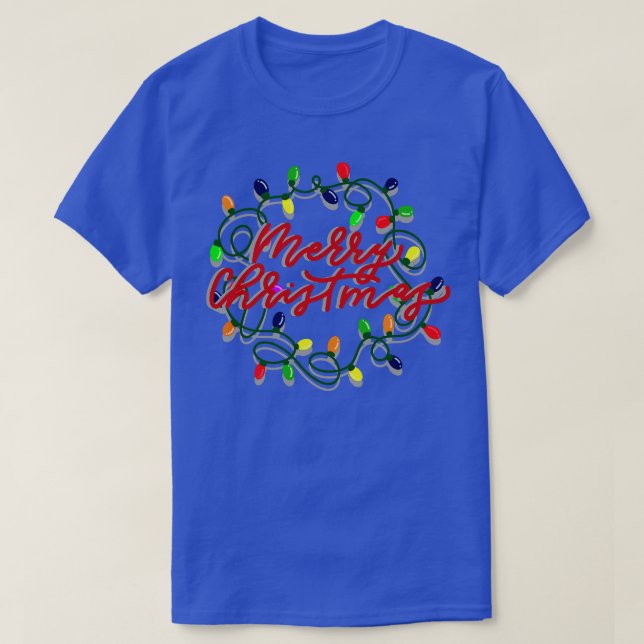 T-shirt Illuminations de Noël 1 (Design devant)