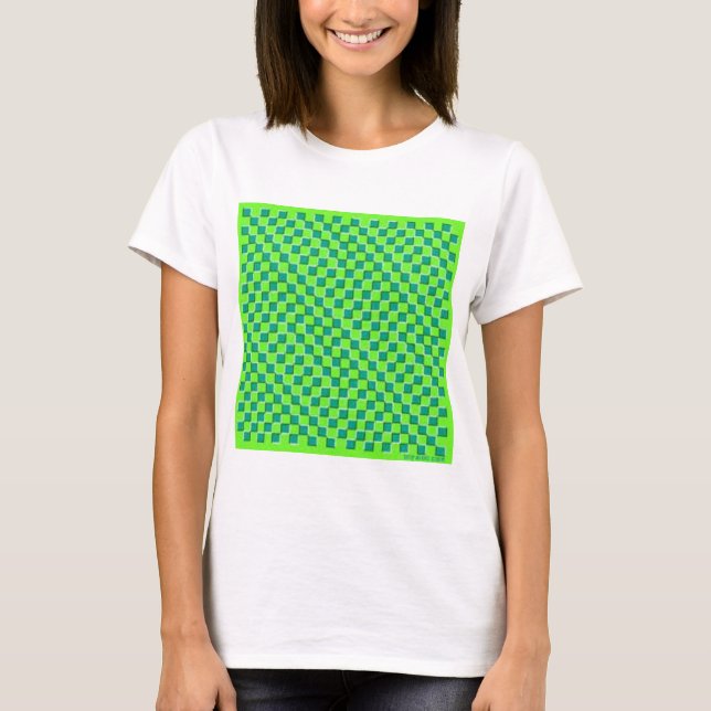 T-shirt Illusion de vagues (Devant)