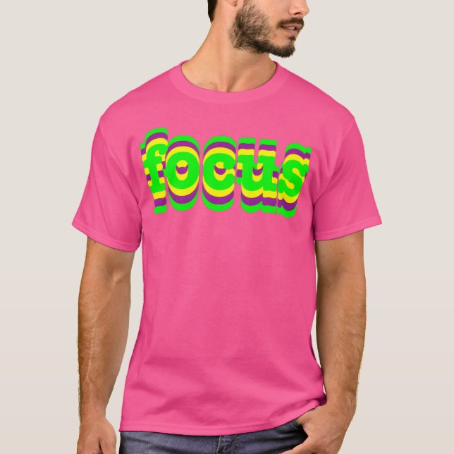 T-shirt Illusion d'optique trippy Focus (Devant)