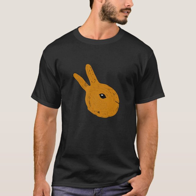 T-shirt Illusion du canard à lapin Wittgenstein Point de v (Devant)