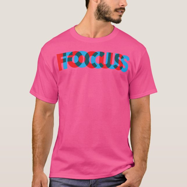 T-shirt Illusion optique de focus (Devant)