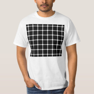 T-shirt Illusion optique de scintillement de grille