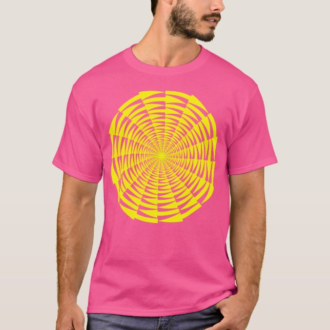 T-shirt Illusion optique de vortex (Devant)