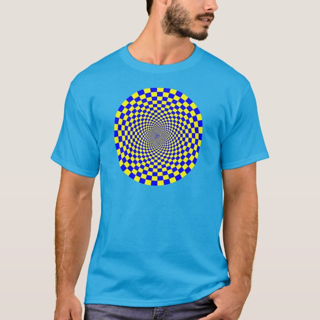 T-shirt Illusion optique hypnotique (Devant)