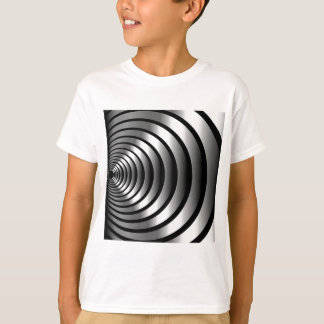 T-shirt Illusion optique métallique