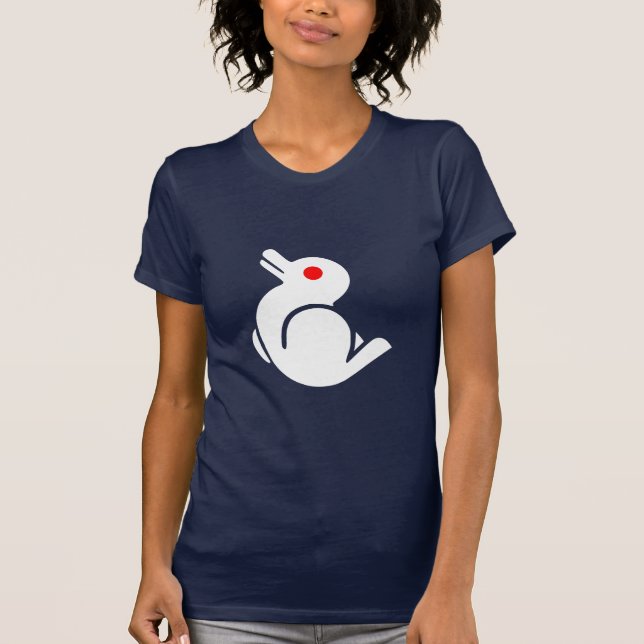 T-shirt Illusion optique - oiseau ou lapin ? (Devant)