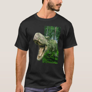 T-shirt Illusion Optique Rex Dinosaure Pour Garçons Hommes