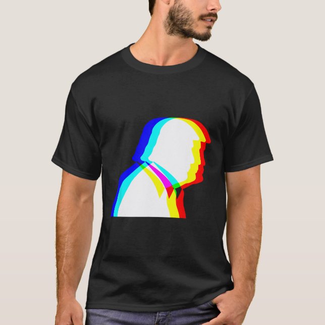 T-shirt Illusion optique Trump Edm  (Devant)