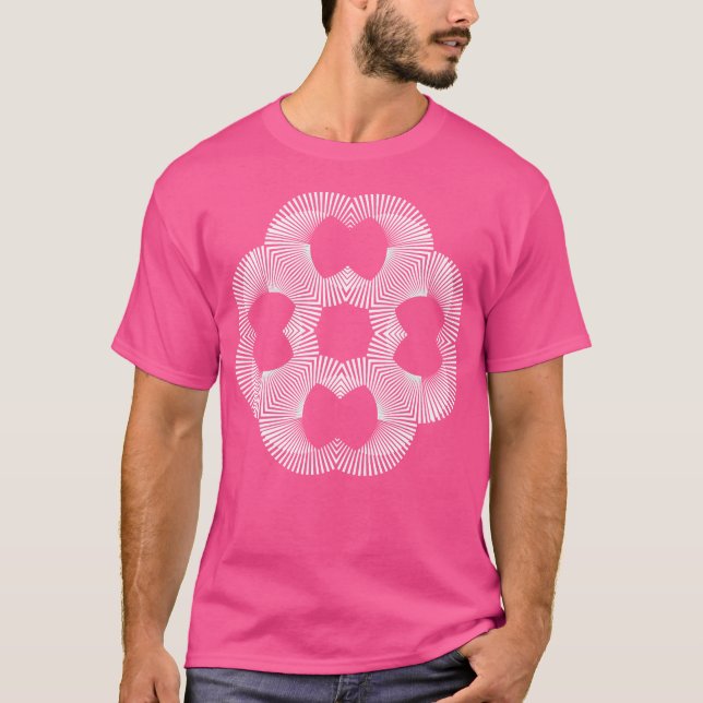 T-shirt Illusion Psychédélique Optique (Devant)
