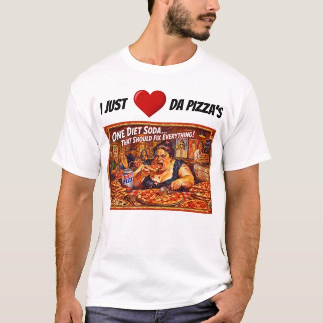T-shirt « Illusions diététiques » – Un portrait d'auto-tro (Devant)