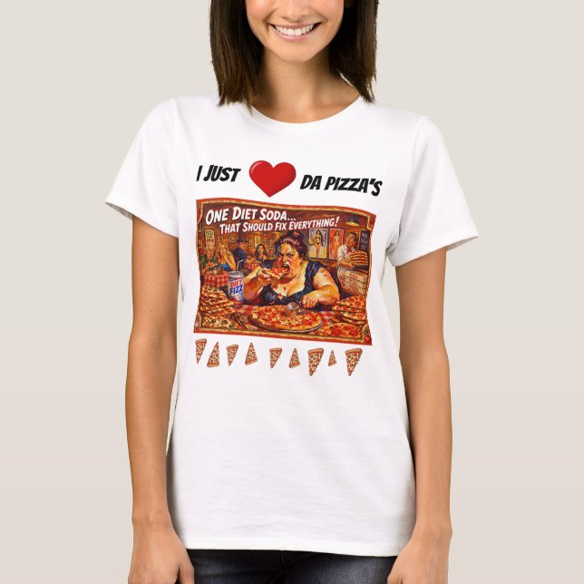 T-shirt « Illusions diététiques » – Un portrait d'auto-tro (Devant)