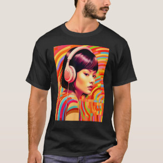 T-shirt Illusions rythmiques Un Voyage Mélodique Op Asiati