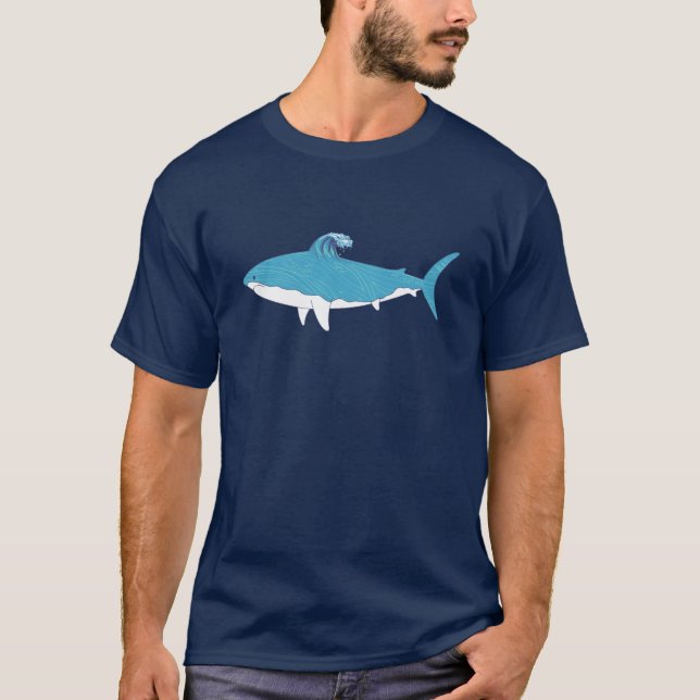 T-shirt illustrant le requin (Devant)