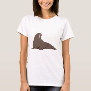 T-shirt illustrant mignon Walrus