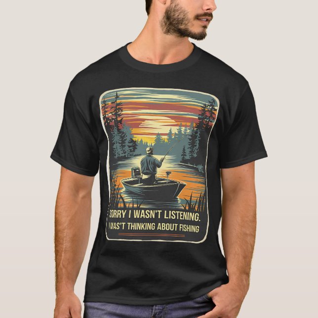 T-shirt illustration à l'encre d'os de poisson (Devant)