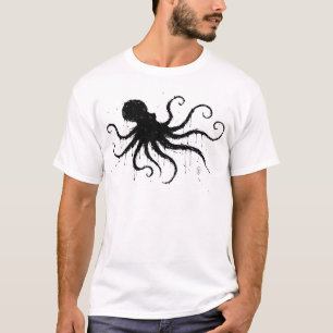 T-shirt Illustration à l'encre sombre des Orcades – Pieuvr
