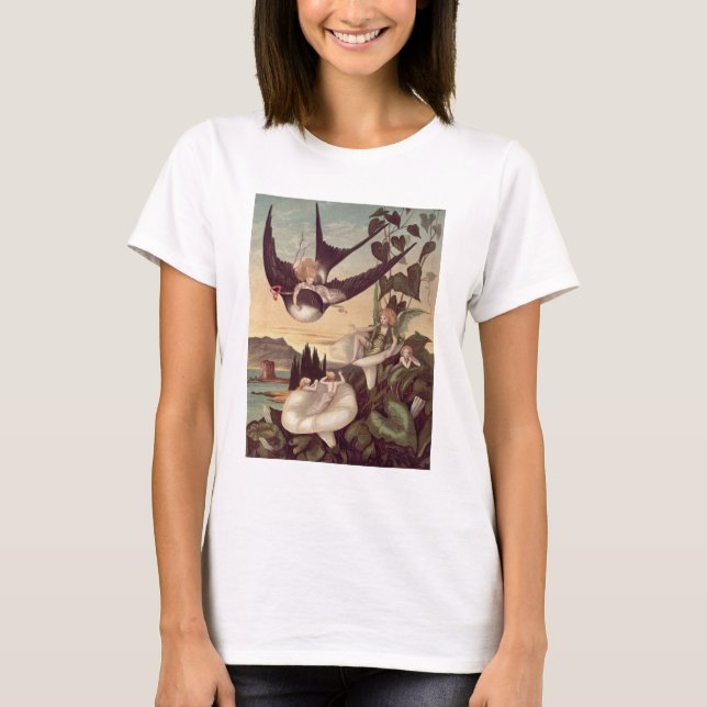 T-shirt Illustration à "Thumbkinetta", par le chrétien de (Devant)