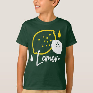 T-shirt Illustration Abstraite au citron - Art des agrumes