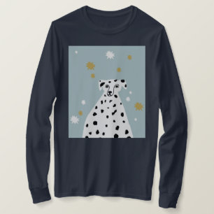 T-shirt Illustration Abstraite de Chien dalmate