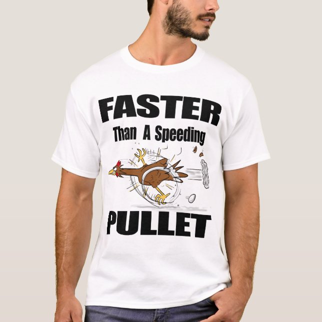 T-shirt Illustration amusante de poulet cool (Devant)