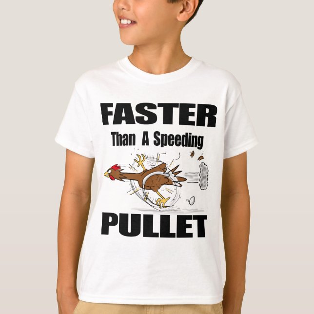 T-shirt Illustration amusante de poulet cool (Devant)