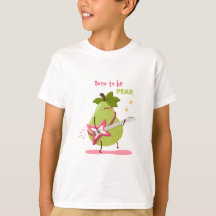 Illustration amusante pour enfants d'une poire roc