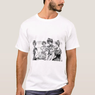 T-shirt Illustration ancienne des Vintages Gibson Girls