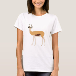 T-shirt Illustration animale d'Antelope sauvage