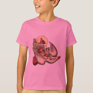 T-shirt Illustration Antique de l'Enfant de Mère l'Oye