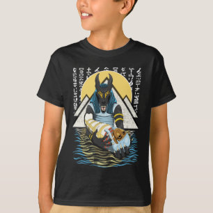 T-shirt Illustration Anubis du dieu égyptien antique