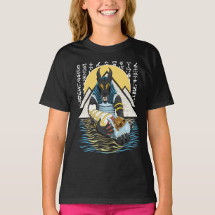 T-shirt Illustration Anubis du dieu égyptien antique