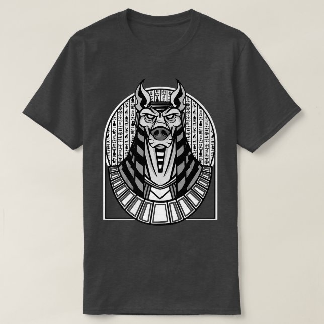 T-shirt Illustration Anubis Egyptian God (Design devant)