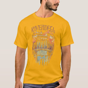 T-shirt Illustration aquarelle de la Fellowship de RIVENDE