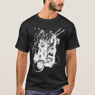 T-shirt Illustration artistique de poing urbain artistique