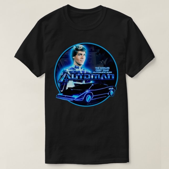 T-shirt Illustration Automan 80 (Design devant)