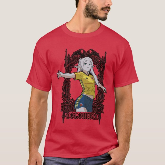 T-shirt illustration avec l'uniforme de l'équipe nationale (Devant)