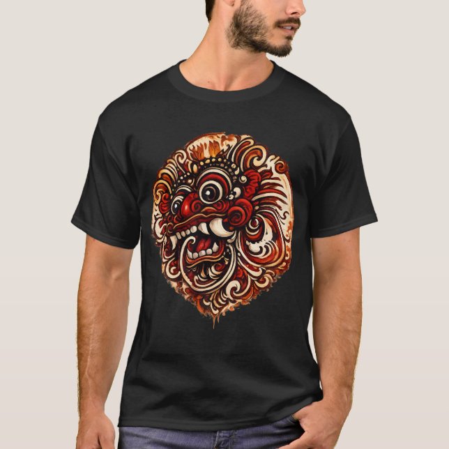 T-Shirt Illustration Barong Balinais (Devant)