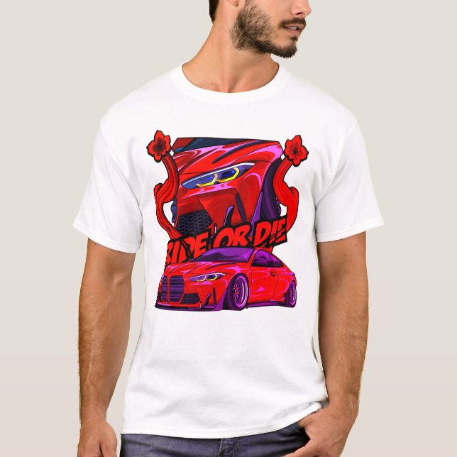 T-shirt Illustration Bmw (Devant)