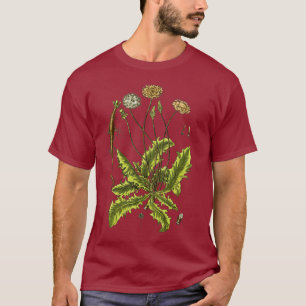 T-shirt Illustration botanique de pissenlit