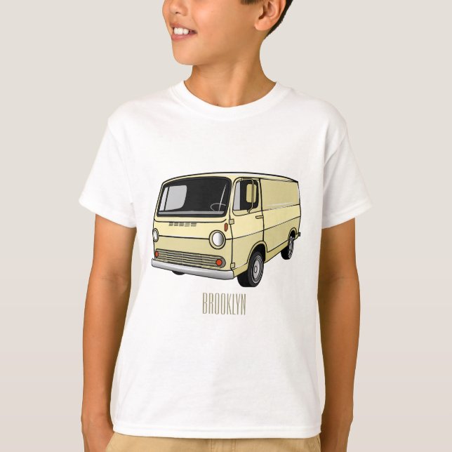 T-shirt Illustration classique de van (Devant)