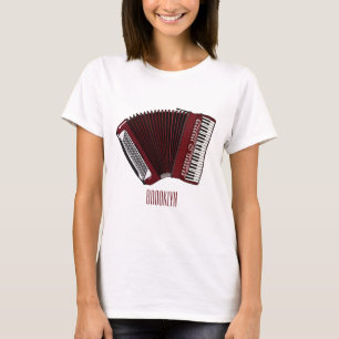 T-shirt Illustration d'accordion