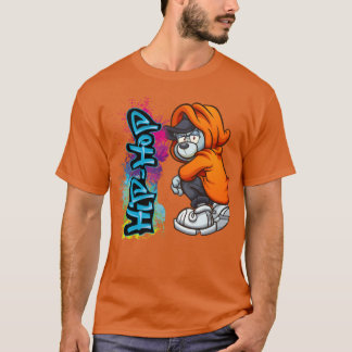 T-shirt illustration d'amateurs de musique HiphopHiphoprap