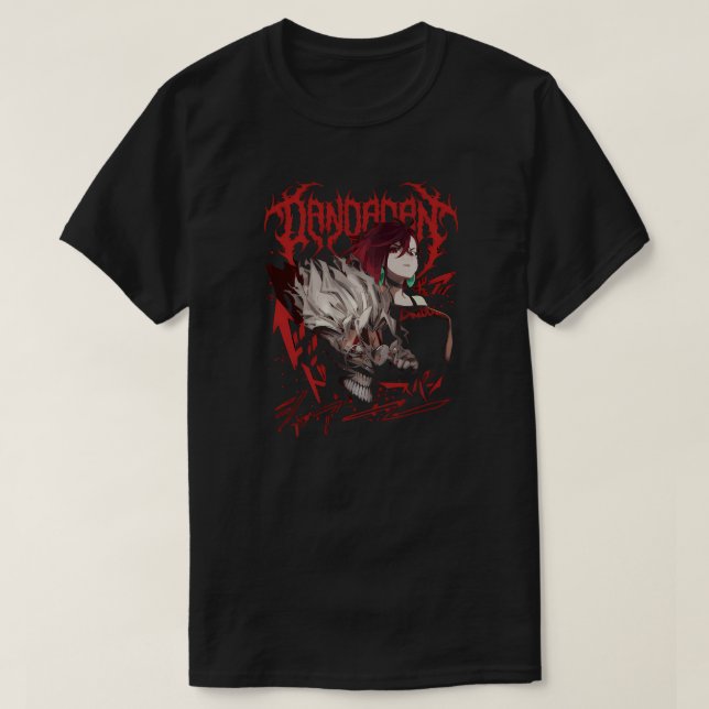 T-shirt Illustration d'anime Dark Occult Dandadan (Design devant)