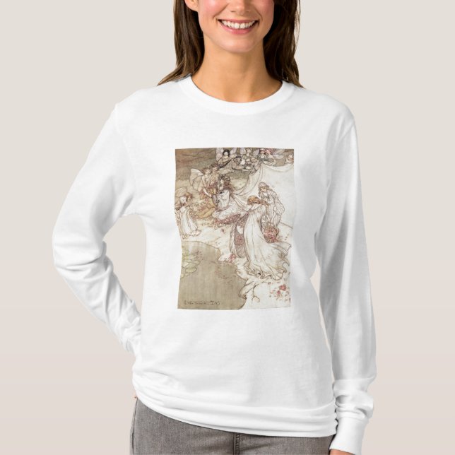 T-shirt Illustration d'Arthur Rackham | pour un conte de (Devant)
