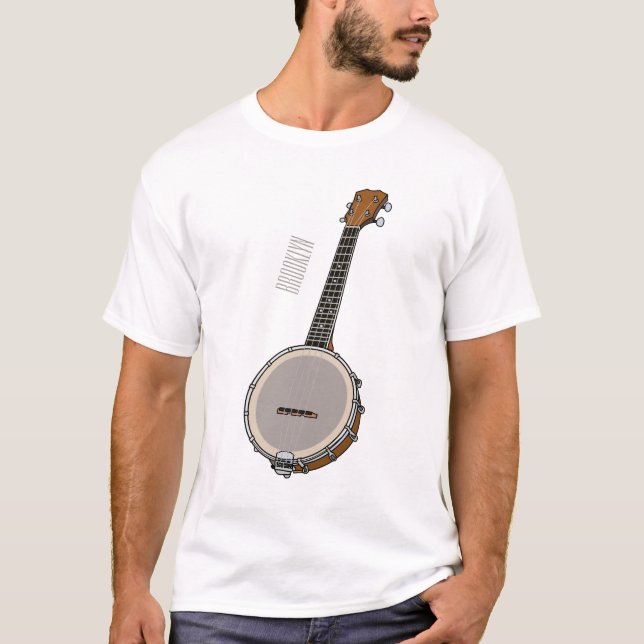 T-shirt Illustration de Banjo (Devant)