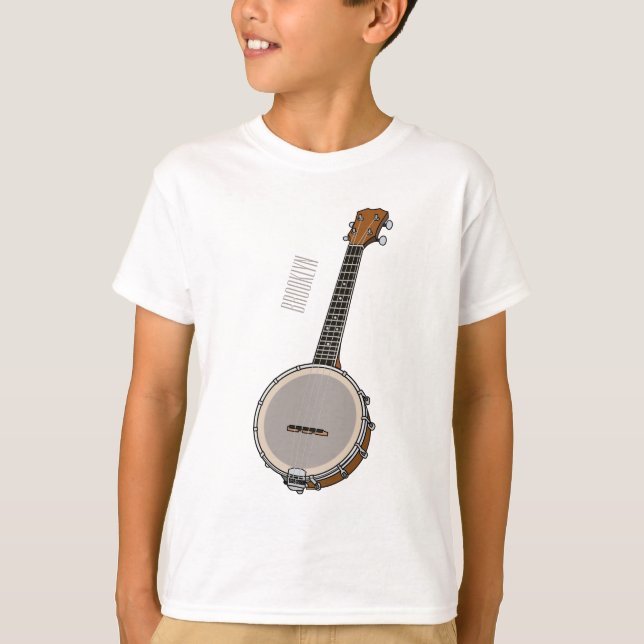T-shirt Illustration de Banjo (Devant)