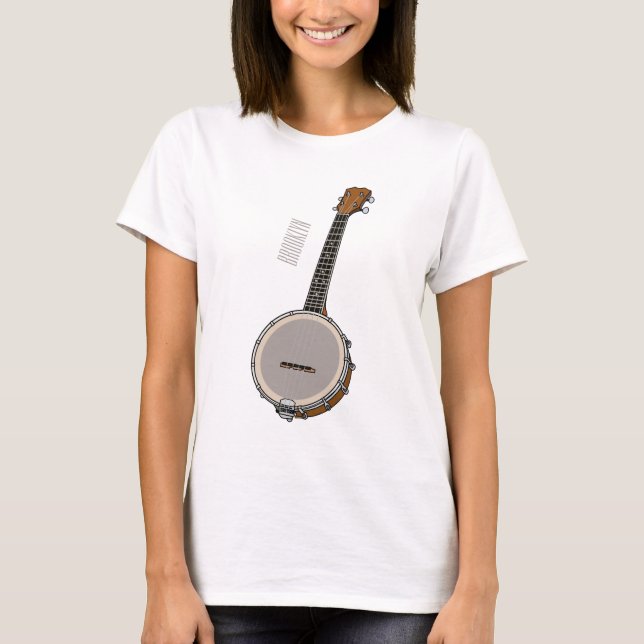T-shirt Illustration de Banjo (Devant)