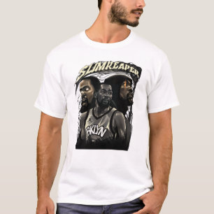 T-shirt Illustration de basketball Slim Reaper BKLYN