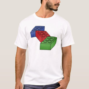 T-shirt Illustration de blocs constitutifs