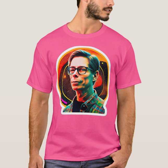 T-shirt Illustration de Bob Lazar (Devant)